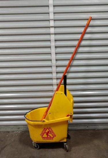 Mop Bucket And Mop