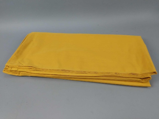 30 NEW Trifecta Linens Yellow 90in X 90in Tablecloths