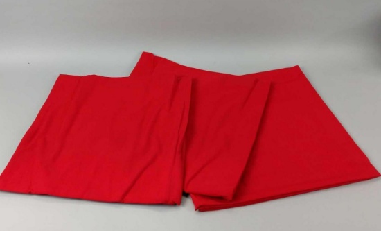 50...NEW Trifecta Linens Red 52in X 52in Tablecloths