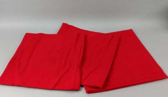 150...NEW Trifecta Linens Red 52in X 52in Tablecloths