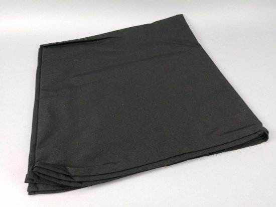 48 NEW Trifecta Linens Black 72in X 72in Tablecloths