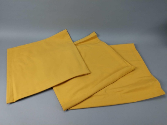 50 NEW Trifecta Linens Yellow 52in X 52in Tablecloths