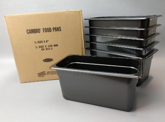 60 NEW Cases Of Cambro Food Pans