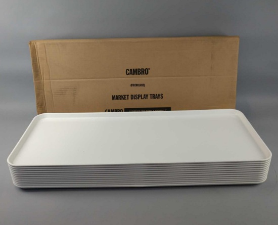 10 NEW Cases Of Cambro Market Display Trays
