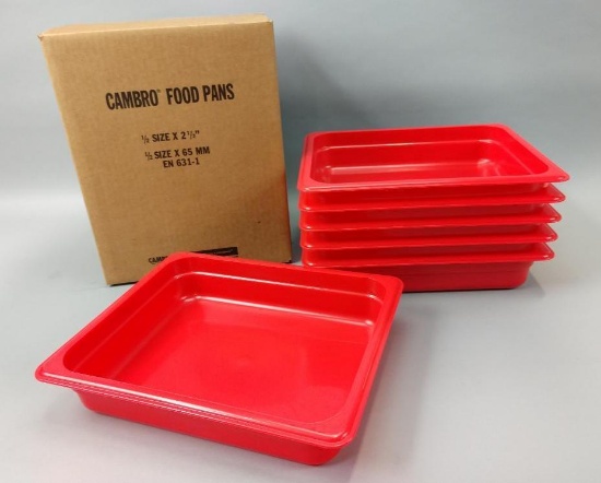 11 NEW Cases Of Cambro Food Pans