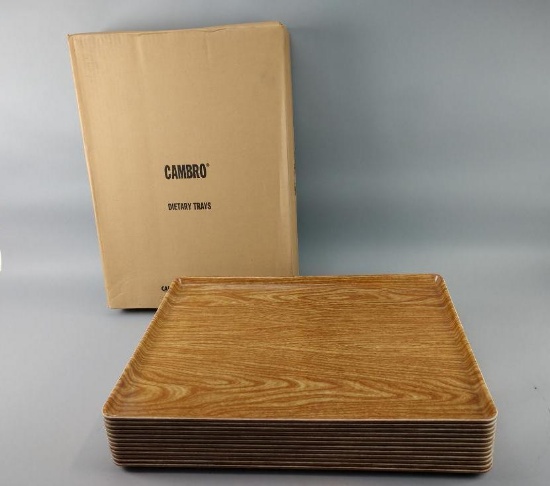 6 NEW Cases Of Cambro Dietary Trays