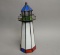 Stained Glass Light House Lamp Shade