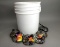 5 Gallon Bucket Full Decorative Glass Stones