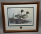 1992 Dave Sellers Limited Edition Framed Duck Stamp Art Lithograph With Medallion