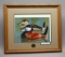 2008 Lydia Han Limited Edition Framed Duck Art Lithograph With Medallion