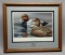 2000 Scott Russell Limited Edition Grizzly Island Redheads Duck Art Lithograph With Medallion
