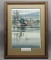 Framed Seculded Marsh Mallards By Joe Garcia Duck Art Framed Lithograph