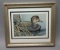 1991 Sherrie Russell Meline Limited Edition Duck Art Framed Lithograph