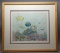 Signed Peter Wong Rainbow Reef Tropical Fish Framed Lithograph