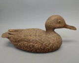 Vintage Hand Crafted Wooden Duck Decoy