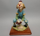 Clown Baseball Player Statue