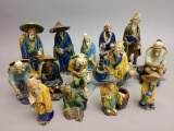 14 Ceramic Oriental Figurines