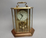 Vintage German Benchmark Brass Anniversary Clock