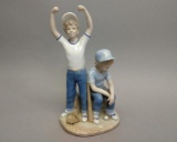 Vintage Paul Sebastian Baseball Players Porcelain Figurine