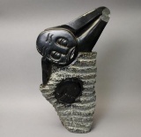 Large Obsidian African Tribal Sculpture