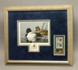 1989 Neal Anderson Limited Executive Edition Framed Federal Duck Stamp Art Lithograph