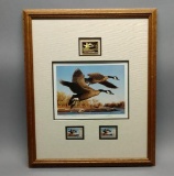 1990 Robert Steiner Medallion Edition Framed Federal Duck Stamp Art Lithograph