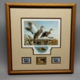 1989 Robert Steiner Governors Edition Framed Federal Duck Stamp Art Lithograph
