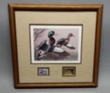 1988 Robert Steiner Executive Edition Framed Federal Duck Stamp Art Lithograph