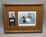 1986 J.F. Lansdowne Canadian Wildlife Habitat Conservation Duck Stamp Art Lithograph