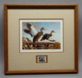 1989 Robert Steiner Limited Edition Framed Federal Duck Stamp Art Lithograph