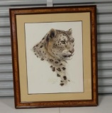 Framed Lord Of The Snows By Guy Coheleach Lithograph