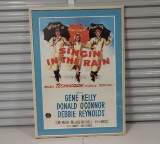 Framed Singing In The Rain Movie Poster