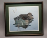Limited Edition Dave Sellers Duck Art Framed Lithograph