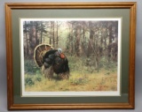 Limited Edition National Wild Turkey Federation Framed Lithograph