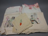 Vintage And Antique Embroidered Linen Collection