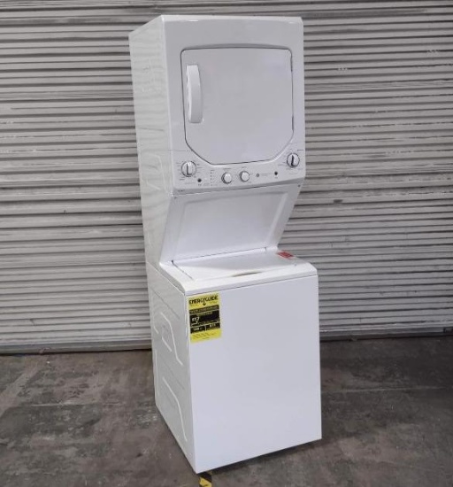 NEW GE Appliances Stacking Washer And Electric Dryer