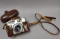 Vintage Camera With Camera Case