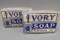 2 Vintage Ivory Soap Bars