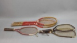 5 Vintage Tennis Rackets