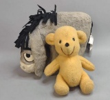 Vintage Walt Disney Winnie The Pooh And Eeyore Plush Toys