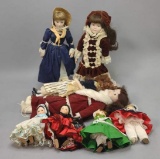 8 Collectible Dolls