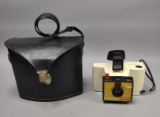 Vintage Polaroid Land Camera With Camera Case