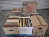 10 Boxes Of LP Records And 78's