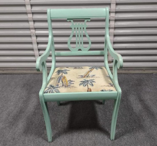 Vintage Shabby Chic Captains Chair