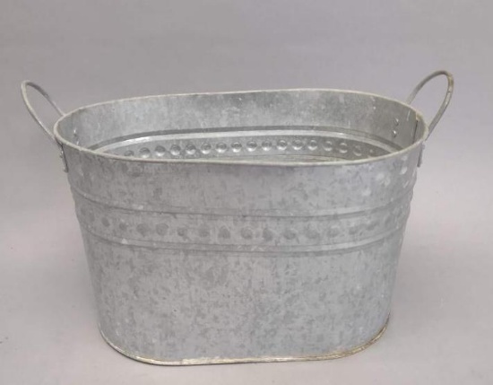 Decorative Tin Bucket / Planter