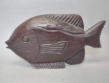 Carved Fish Statue