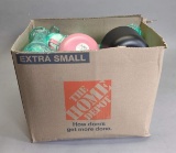 Box Full of Kitchen Items And Glassware