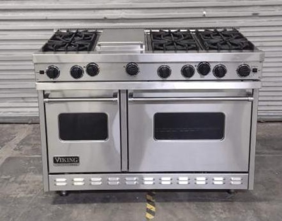 Viking Professional Double Convection Oven Gas Range