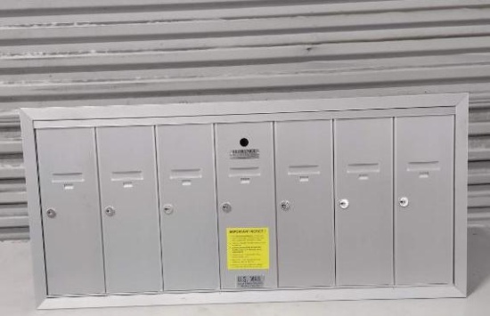 Florence Corporation Aluminum Mail Box Set