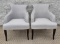2 Modern Upholstered Chairs